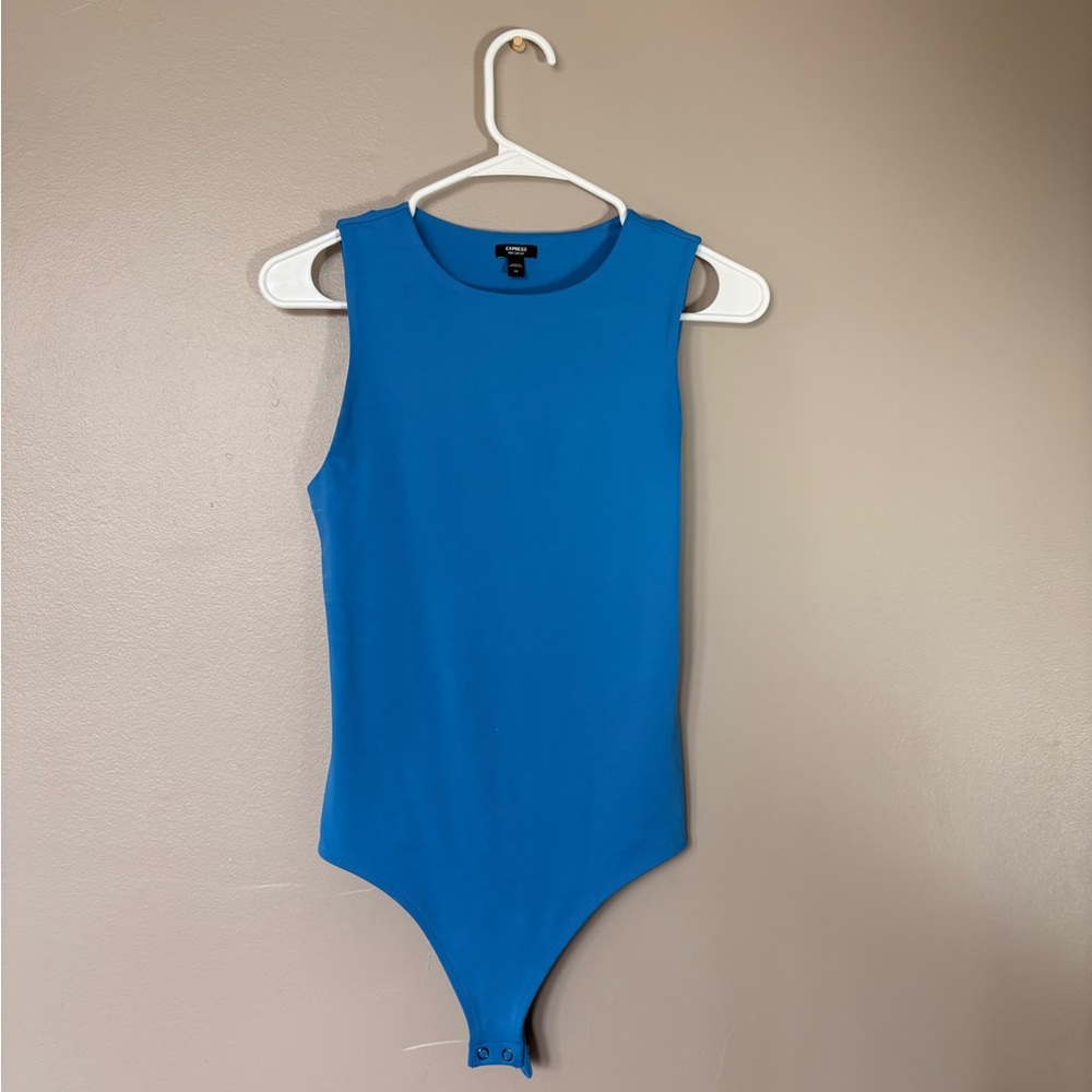 Express Women's Bodysuit in Vibrant Blue